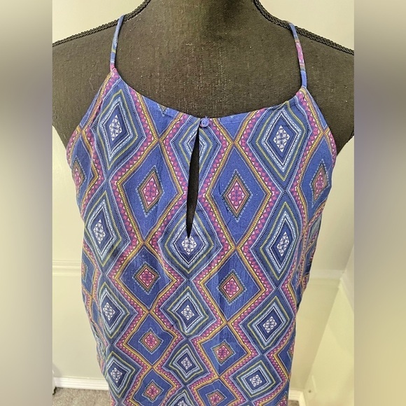 Old Navy Pattern Halter Tank Top Size M - Picture 4 of 5